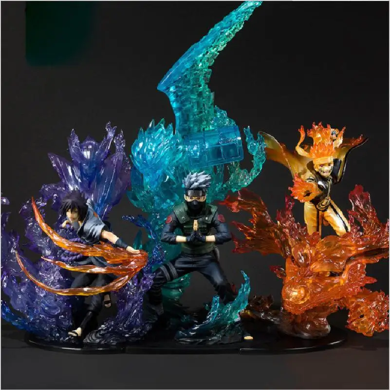 

Anime Naruto Manga Statue Shippuden Susanoo Relation Minato Kakashi Uchiha Itachi Sasuke Pvc Action Figure Collectible Model Toy