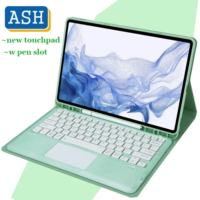

ASH for Galaxy Tab S8 X700 X706 Trackpad Keyboard Case for Samsung Galaxy Tab A7 10.4 A8 10.5 S7 S6 Lite Touchpad Keyboard
