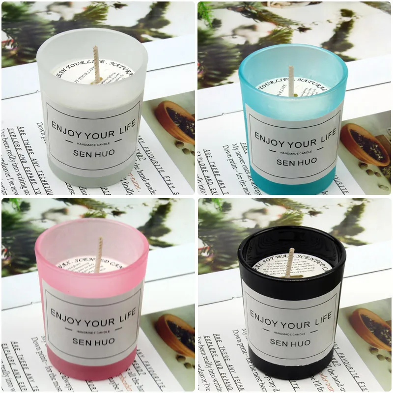 Ароматические свечи на День святого Валентина соевая лампа стеклянный воск