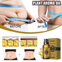 eelhoe ginger slimming oil lymphatic drainage anti aging plant essential oil promote metabolism full body slim massage oils 30ml