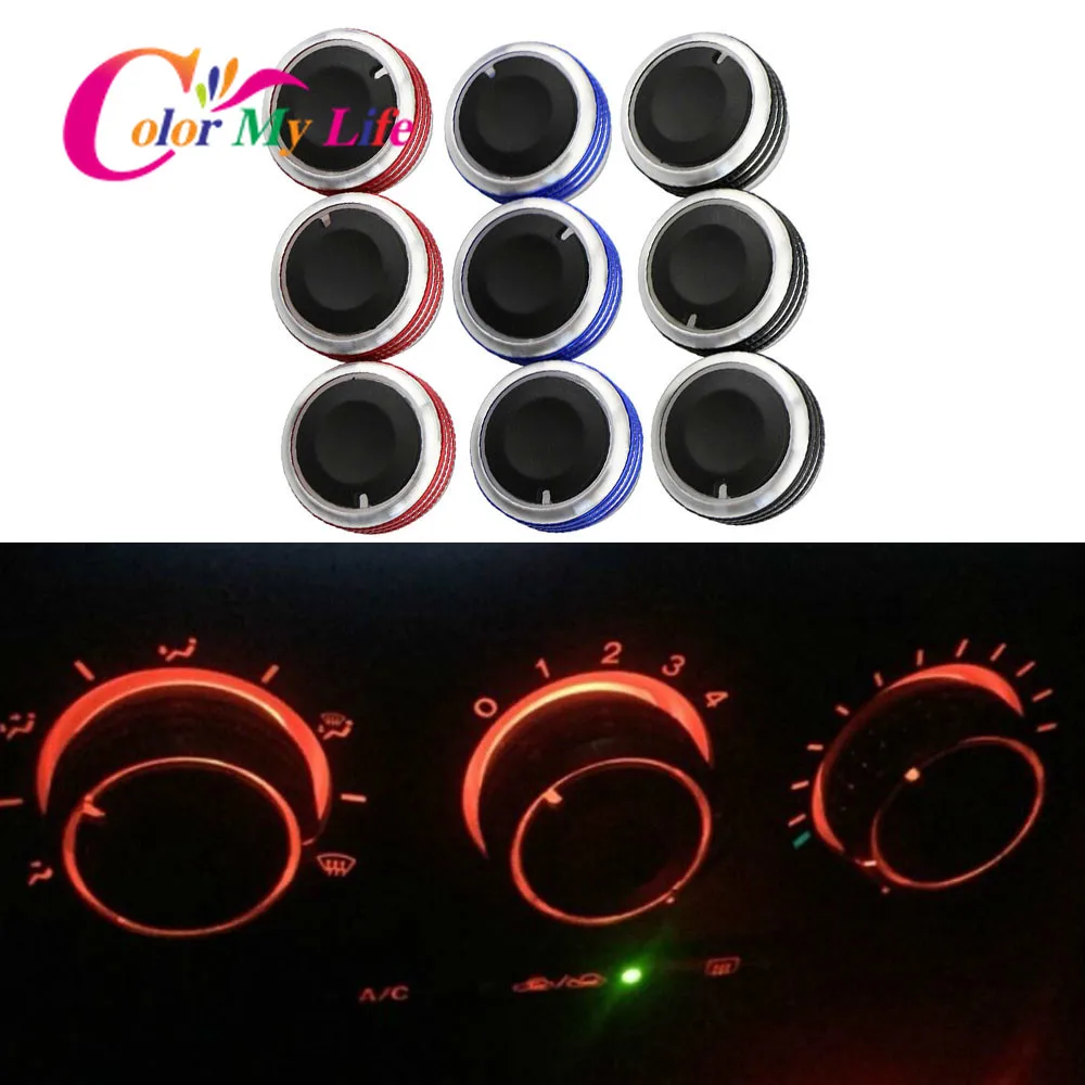 

Car Ac Knob Air Conditioning Knobs for Toyota Old Corolla Before 2016 for BYD F3 F3R Car Heat Control Switch Knob Aluminum Alloy