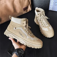 new brand men boots tactical military combat boots outdoor hiking boots winter shoes light non slip men desert boots ankle boots
