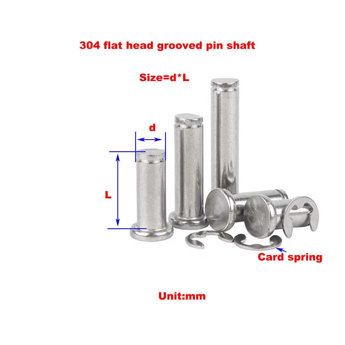 

Штифты из нержавеющей стали M5M6M8M10M12