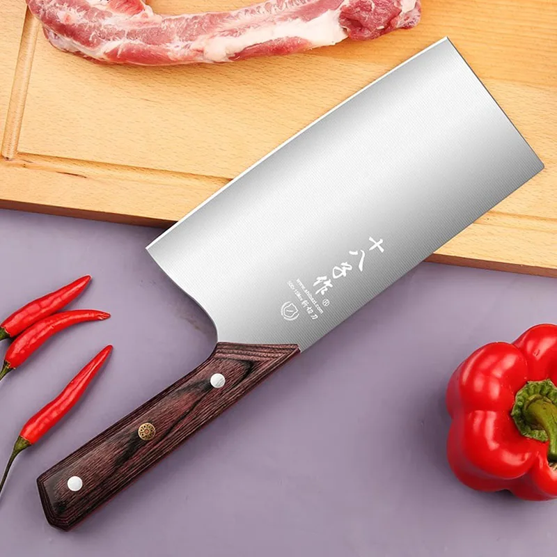 SHIBAZI профессиональный китайский нож из нержавеющей стали ножи мясника для