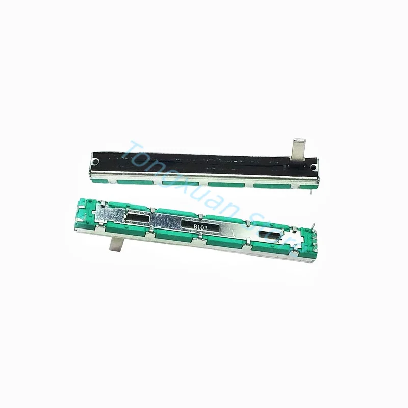 5 шт. для Behringer Soundcraft 7,5 см A10K B10K дуплексный потенциометр микшер фейдер 75 мм A10KX2 B10K * 2 длина ручки 15 мм