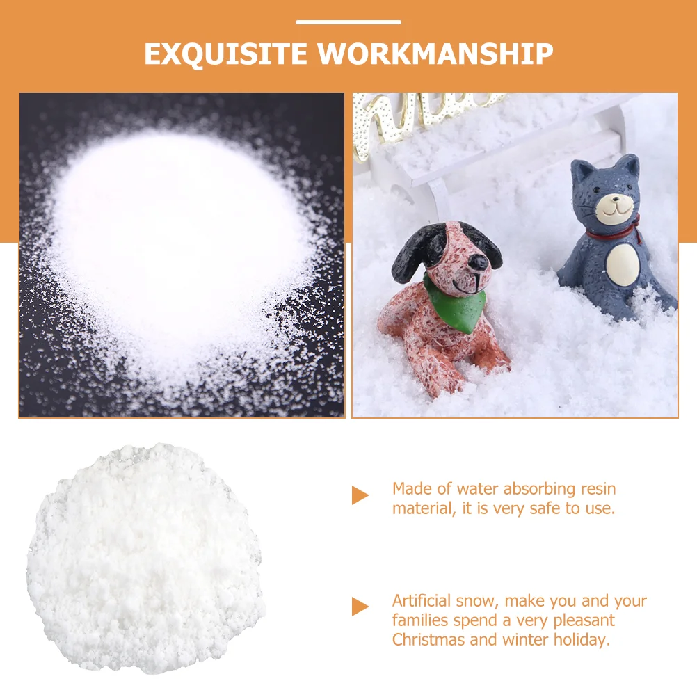 500 г рождественский орнамент снежный порошок искусственный для поделок