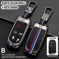 umq car key cover case fob for jeep renegade compass grand cherokee for chrysler 300c wrangler dodge car accessaries keychain