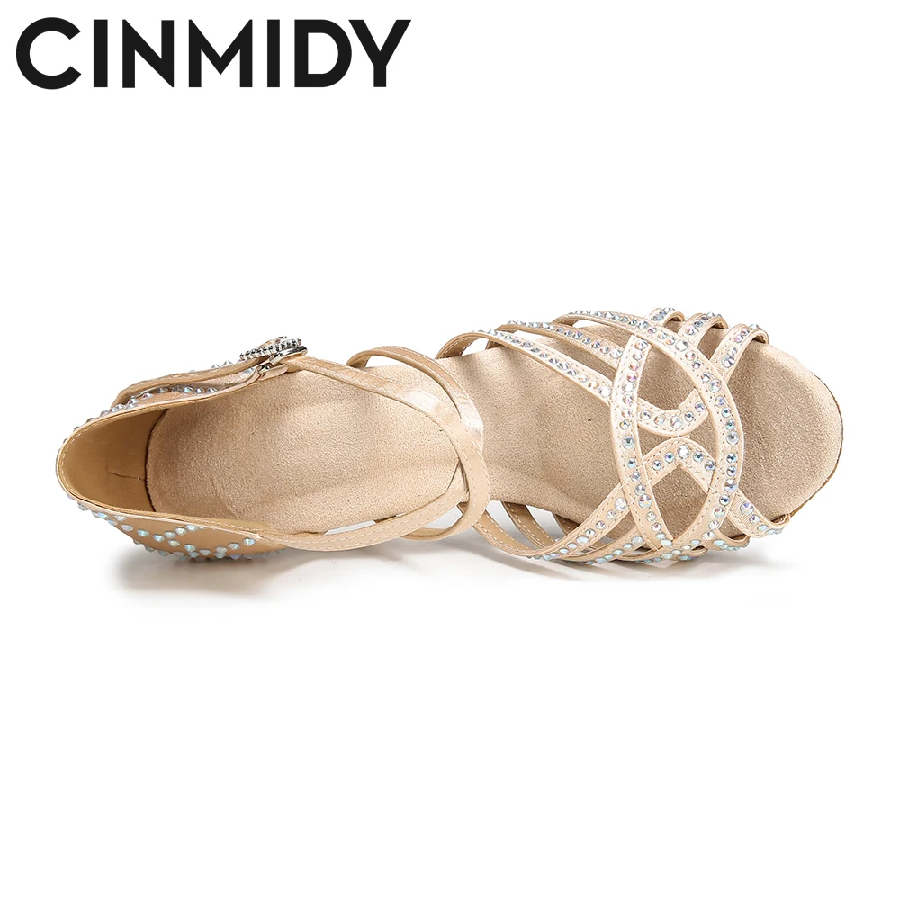 Женские туфли для латиноамериканских танцев CINMIDY женские на каблуках бальных 5