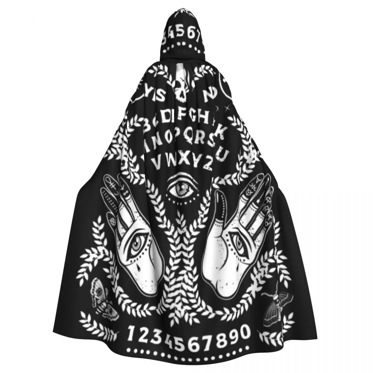 

Плащ ведьмы Ouija, доска с руками, костюм для косплея на Хэллоуин унисекс, стиль ретро, накидка