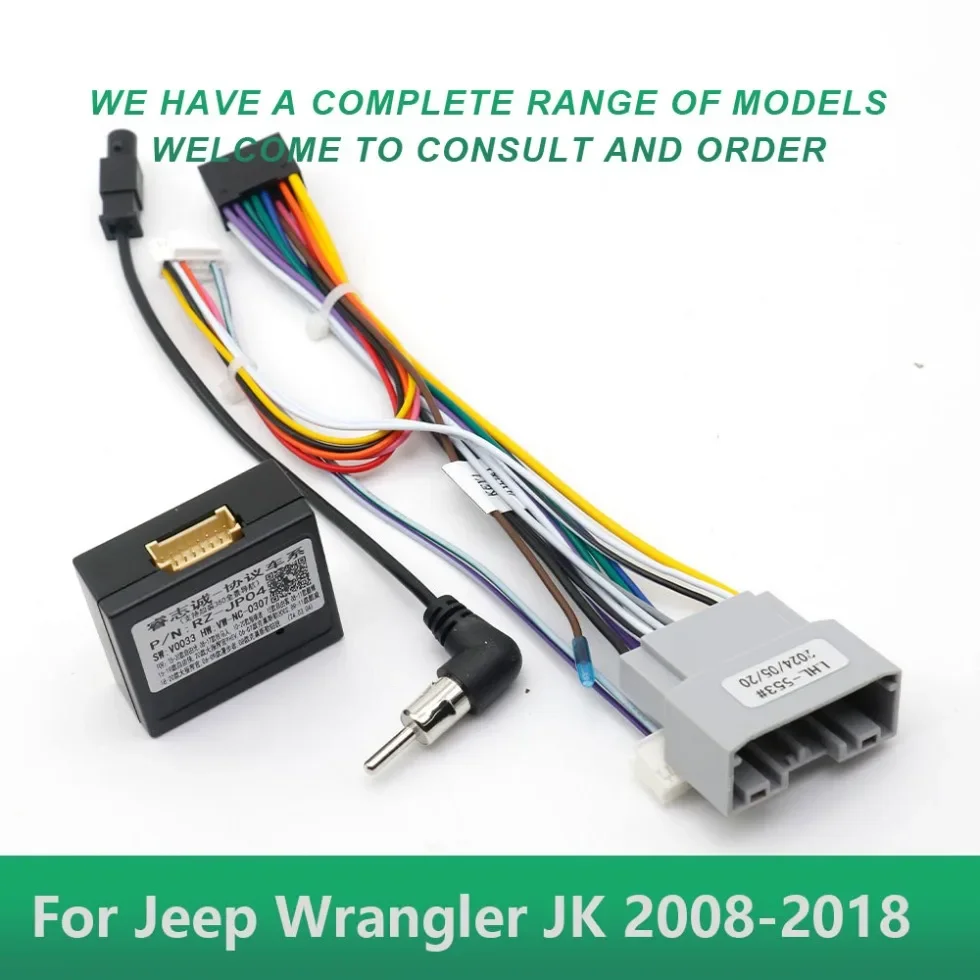 Автомагнитола для Jeep Wrangler JK 2008-2018 с DVD-проигрывателем 16 контактов Android