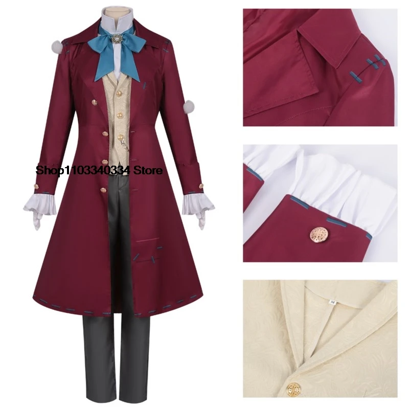 Костюм для косплея Фредерика крийберга из аниме личный костюм парик хвостовик