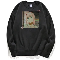 sweatshirt men darling in the franxx 02 anime kawaii manga harajuku hoodies clothing hoodie pullover jumper crewneck unisex