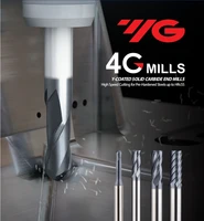 yg 1 4g mills 1mmr0 2 1 5mmr0 2 solid carbide end mills 4 flute multiple helix corner radius seme01010024se seme01015024s