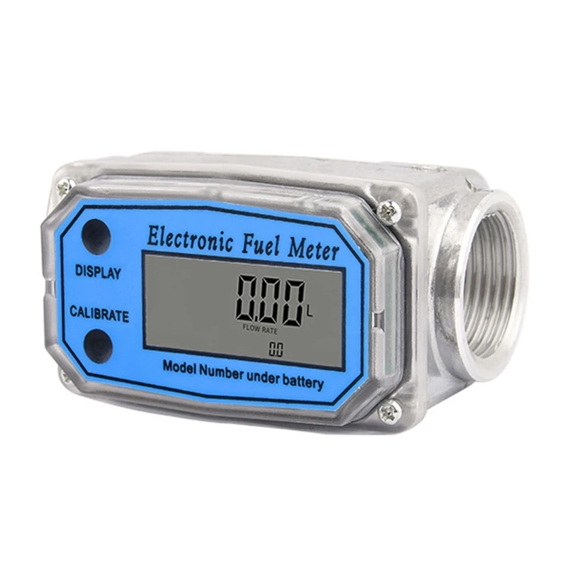 

Upgraded Fuel Meter Digital Fuel Meter Water Flow Meter Mini Digital Flowmeter Fuel Flow Meter Anti-Interference Durable Tools