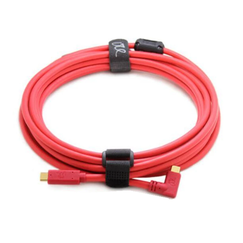 Tiro em Linha Cabo de Dados Usb-c para Canon Usb tipo c para tipo c Câmera Digital Ângulo Direito Graus Masculino – Eosr Sony A7r3 A7r4 90