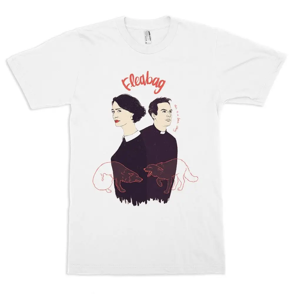 Футболка Fleabag это история любви 100 хлопок все размеры yw 294