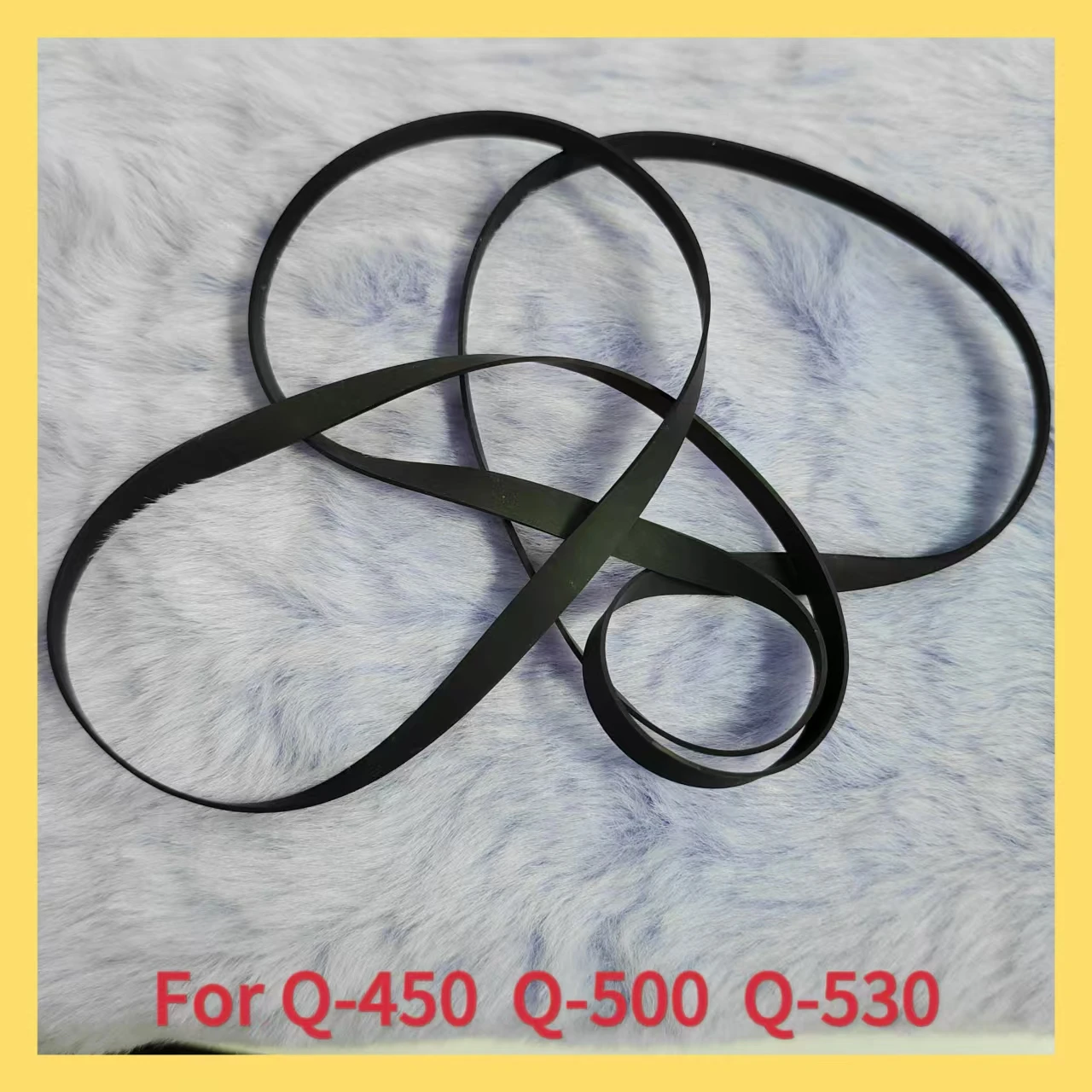 Ремень для проигрывателя BSR Q-450 Q-500 Q-530 черный сменный ремень