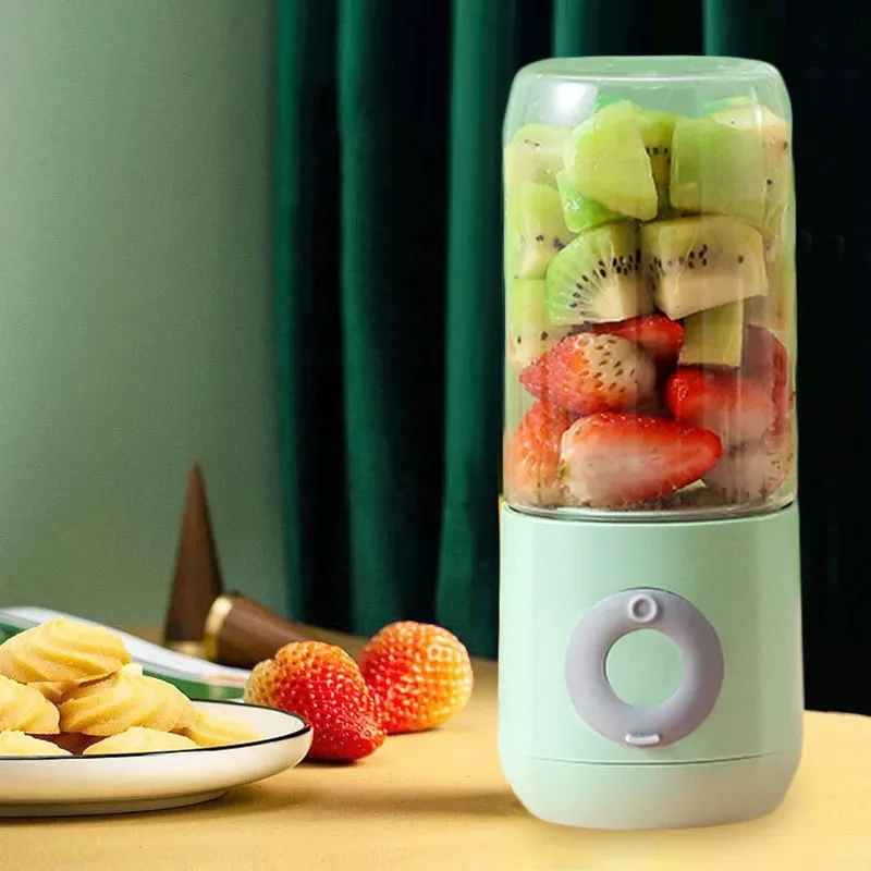 

Electric Juicer Portable Smoothie Blender 6 Knife Mini Blenders USB Wireless Rechargeable Mixer Juicers Cup For Travel