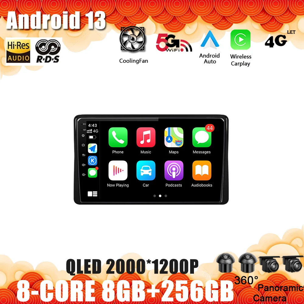 

Android 12 для Renault Duster HM 2 II 2020 - 2021 Arkana 1 I 2019 - 2021 HU 4G автомобильное радио, мультимедийный видеоплеер Navigati