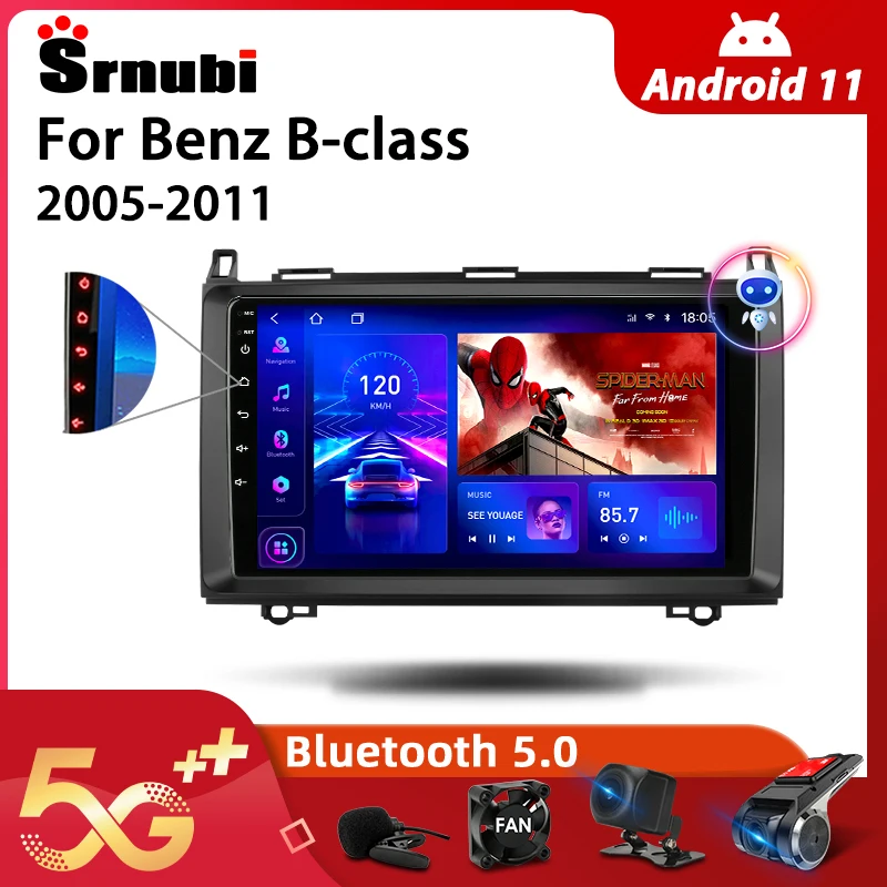 

Srnubi Android 10 автомобильное радио для Benz B-Class 2005-2011 мультимедийный видеоплеер 2Din 4G GPS навигация Carplay DVD головное устройство