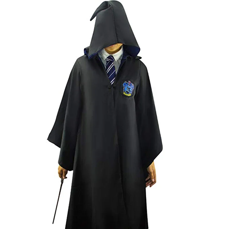 Child Adult Harryy Potter Cosplay Costume Wizarding Robe Cloak Scarf Hermione Skirt Shirt Gryffindor Accessories Gifts