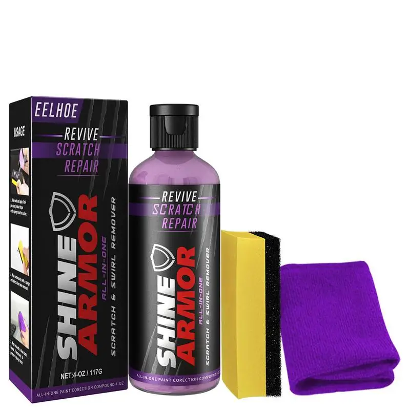 

Car Scratch & Swirl Remover Car Scratch Remover 4oz Rubbing Compound Finishing Polish Swirl Liquid Car Paint Correction
