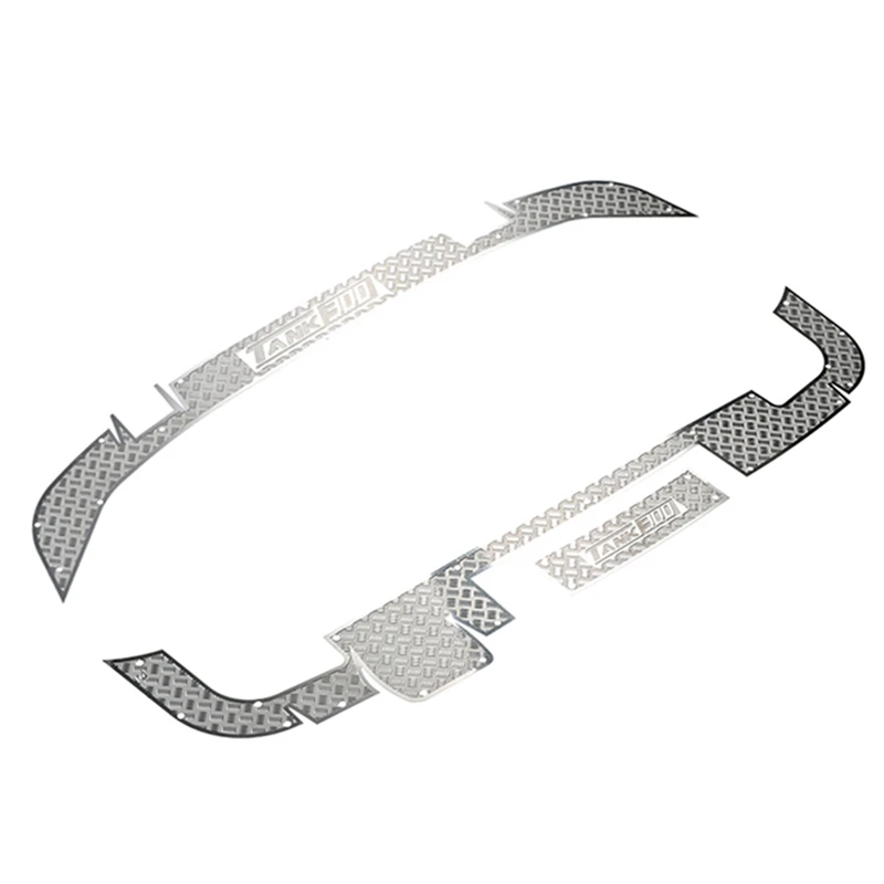 

Металлическая противоскользящая пластина для переднего и заднего бампера, противоскользящая пластина для тяги Hobby KM TANK 300 1/8 RC Cawler, автомоби...