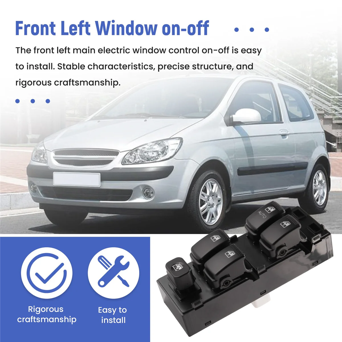 Переключатель управления стеклом для Hyundai Getz 2005 93570-1C110