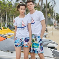 summer couple beach sport pants men and women quick drying swimming surfing hot spring vacation shorts