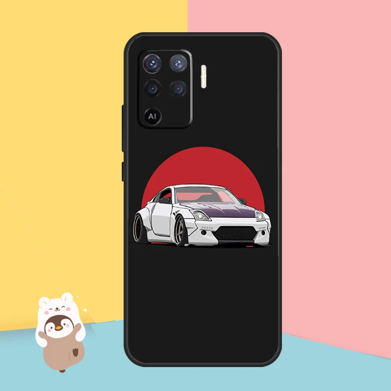 Sports Car JDM Drift 350Z 370Z Case For OPPO Find X5 X3 Lite Pro A15 A16 A52 A72 A5 A9 A31 A53 A83 A93 A54 A74 A94 Cover images - 6