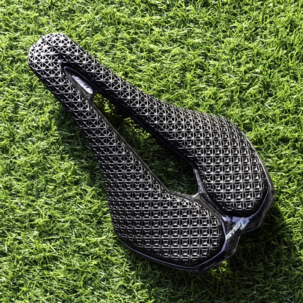 Сверхлегкое велосипедное седло RYET из углеродного волокна с 3D принтом 156 г