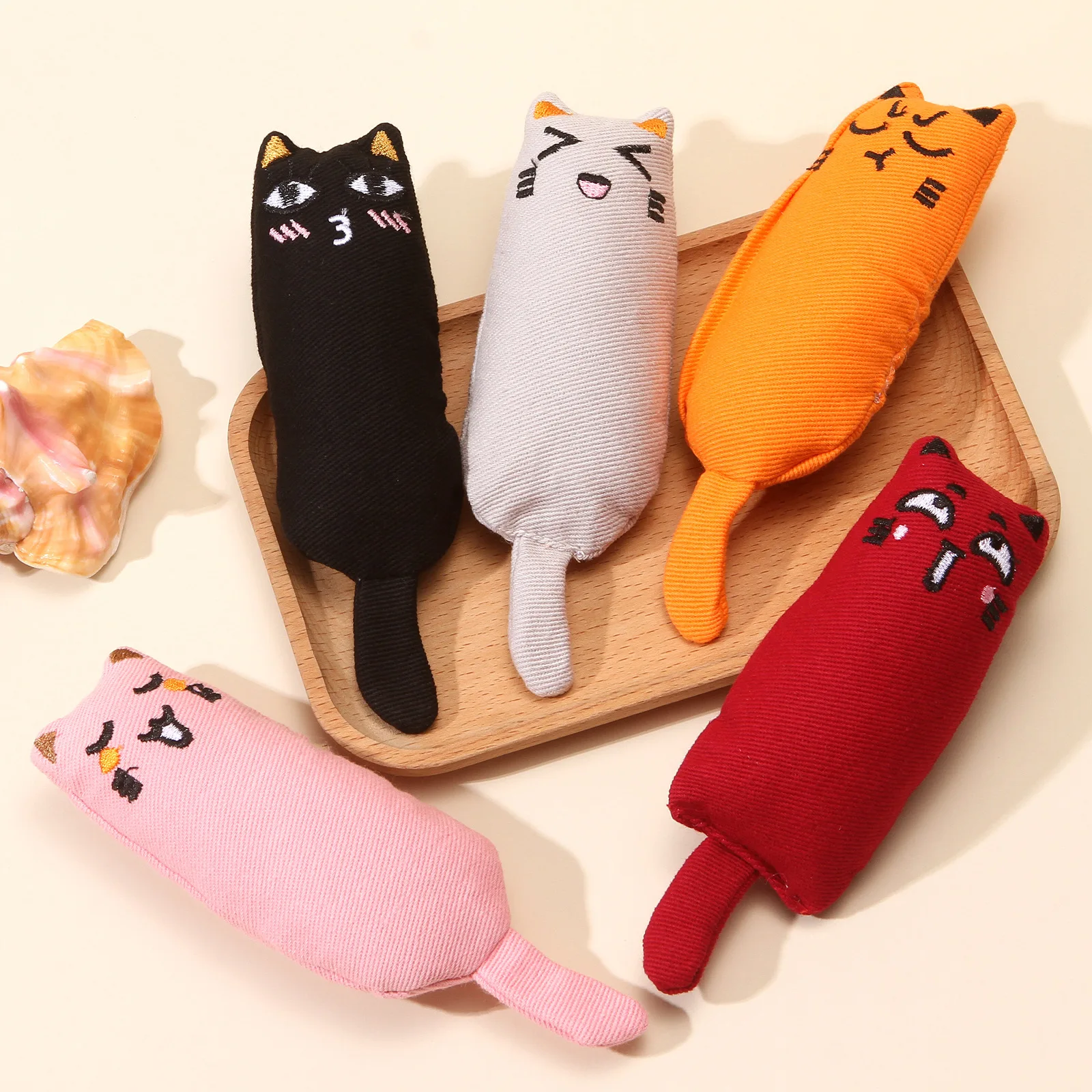 

Игрушки для кошек, игрушка С Кошачьей Мятой, товары для кошек, милая игрушка для котят, зубы, шлифовальная подушка для кошек, плюшевая подушка для большого пальца, аксессуары для домашних животных