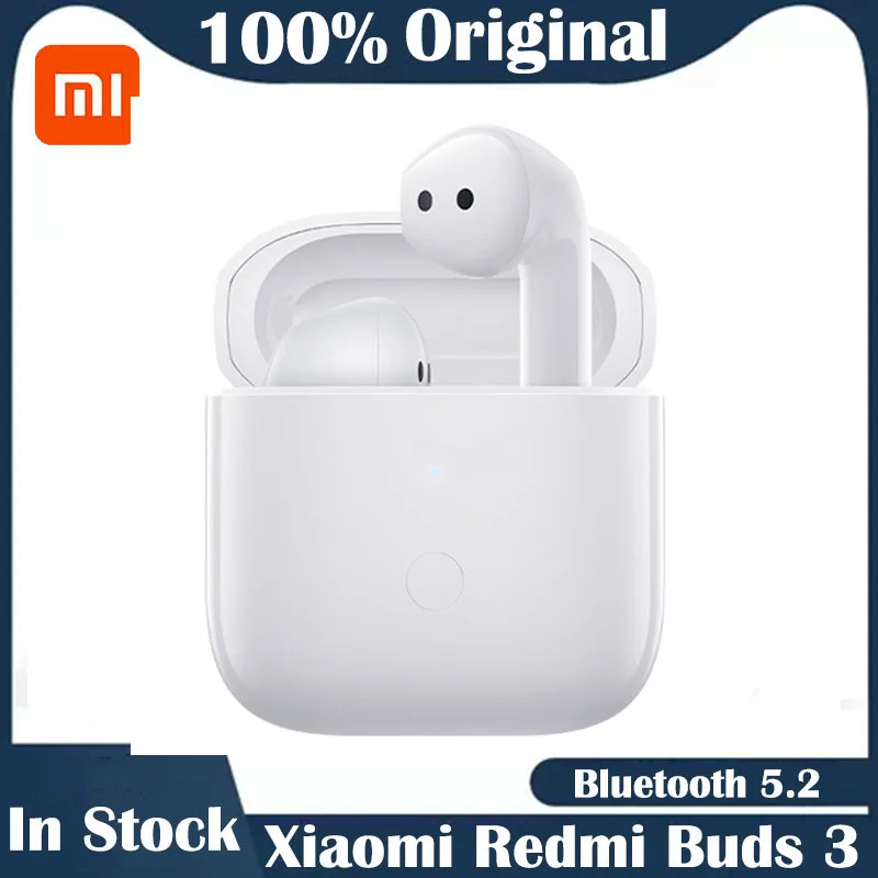 

Original Xiaomi Redmi Buds 3 TWS Wireless Bluetooth Headphones Dual Mic Noise Cancellation Earbuds Water Resistant AptX Earphone