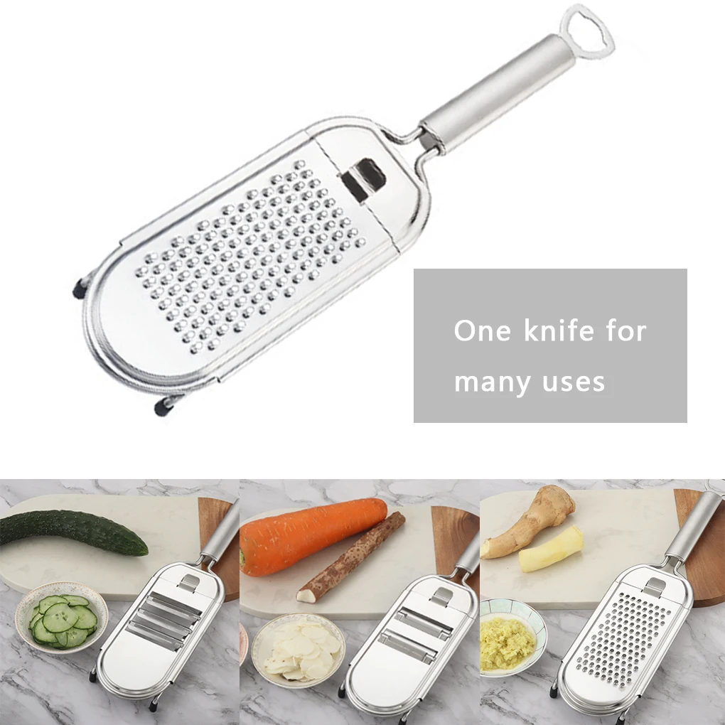 

Manually Portable Vegetable Slicer Kitchen Stainless Steel Fruit Vegetable Grater Cheese Zester Kitchen Fruits Vegetables Gadget