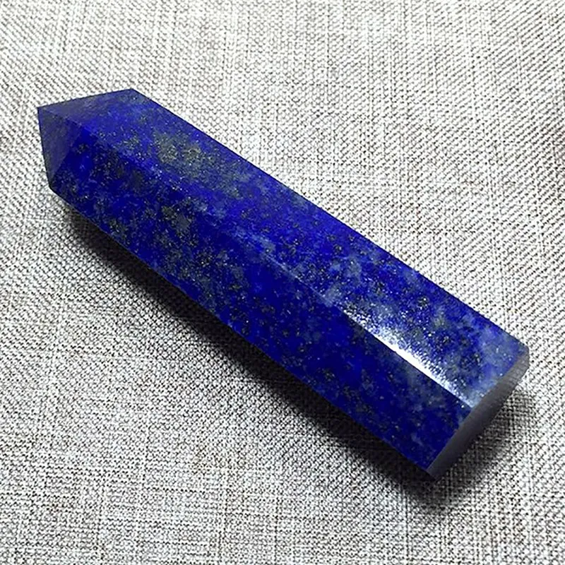 2 шт. лазурит натуральный кристалл колонна хрустальная шестиугольная