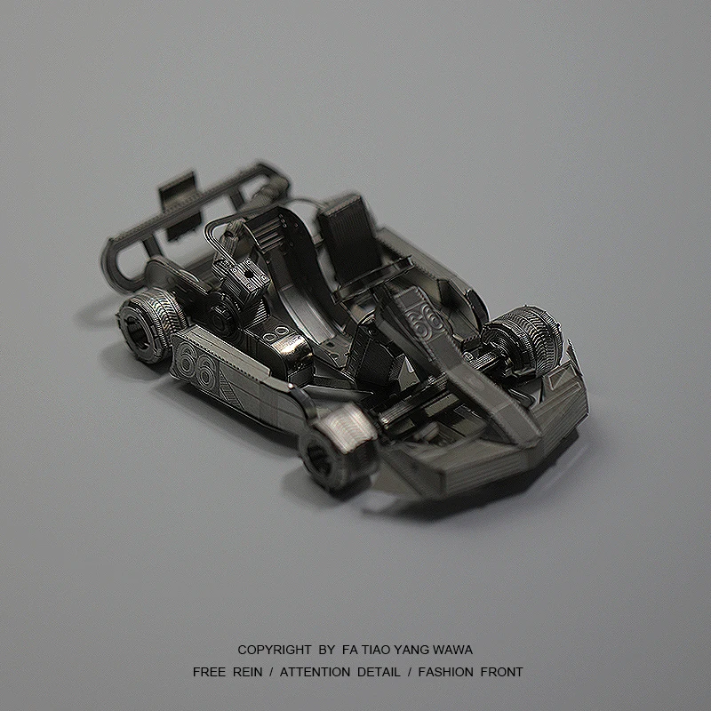 

I'm bored! I'm gonna go karting! 3D metal puzzle