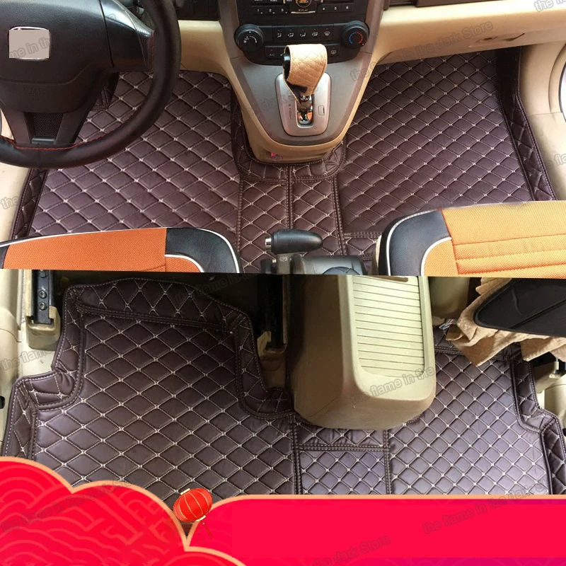 

Кожа Тюнинг автомобилей коврики в салон для honda crv, cr-v 2007 2008 2009 2010 2011 2012 интерьерные аксессуары Чехлы салона авто детали