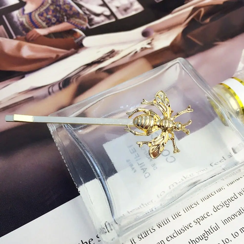 Модные аксессуары ювелирные изделия новая милая заколка для волос в виде пчелы