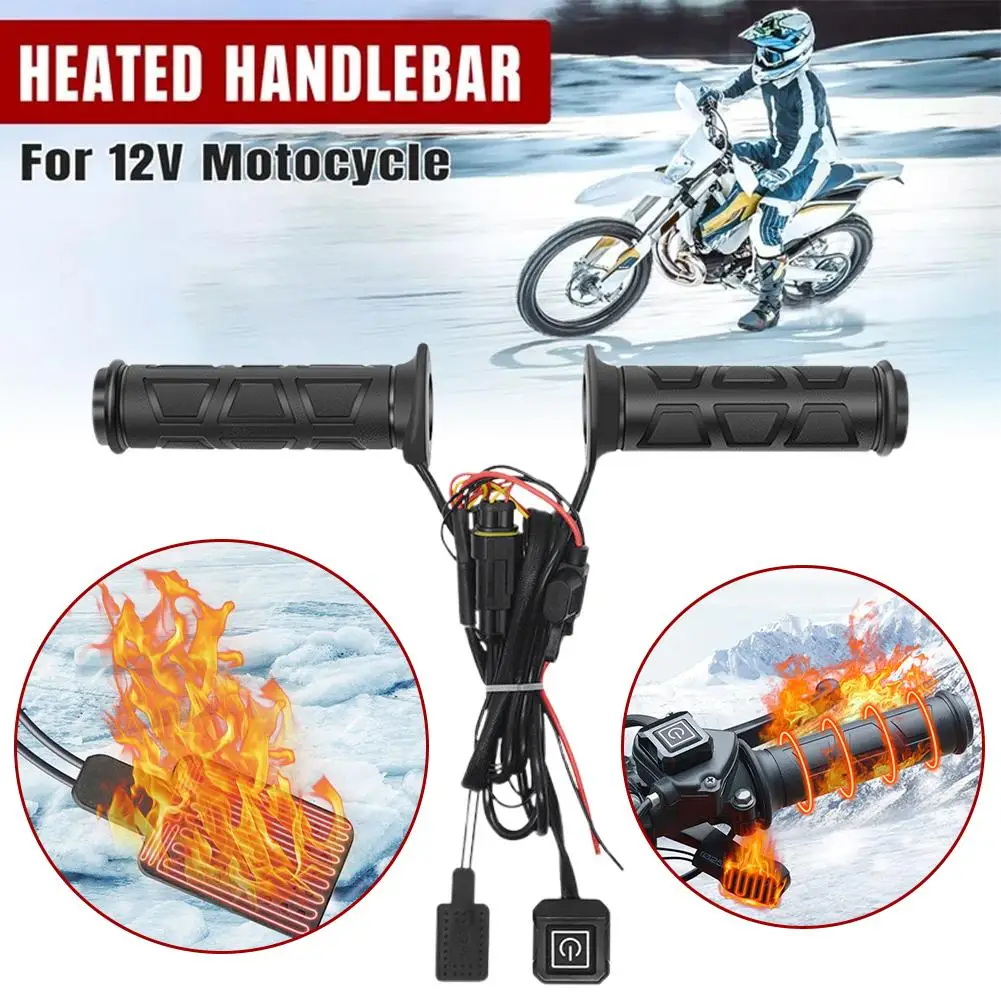 Зимний мотоциклетный чехол с подогревом большого пальца универсальная ручка