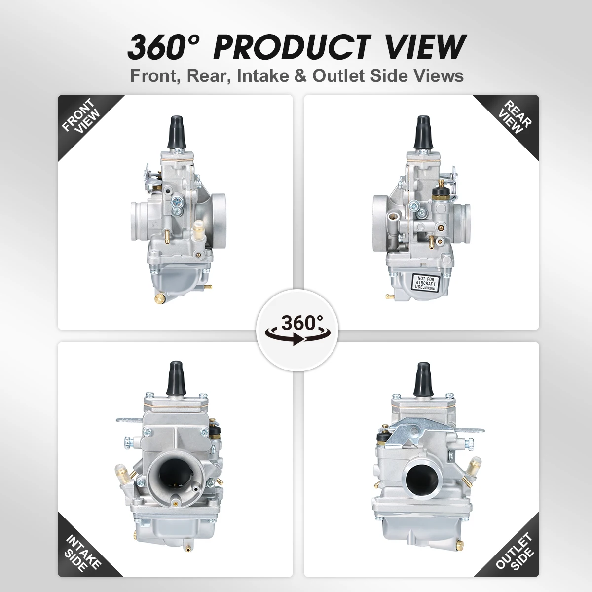 Карбюраторы ZSDTRP TM24-4 24 мм серии TM с плоским дросселем, аналог Mikuni TM 24, для YAMAHA RZ50 TZ50 TZM50 TZR50R (art.: 3920dba0cc949) - 3920dba0cc949