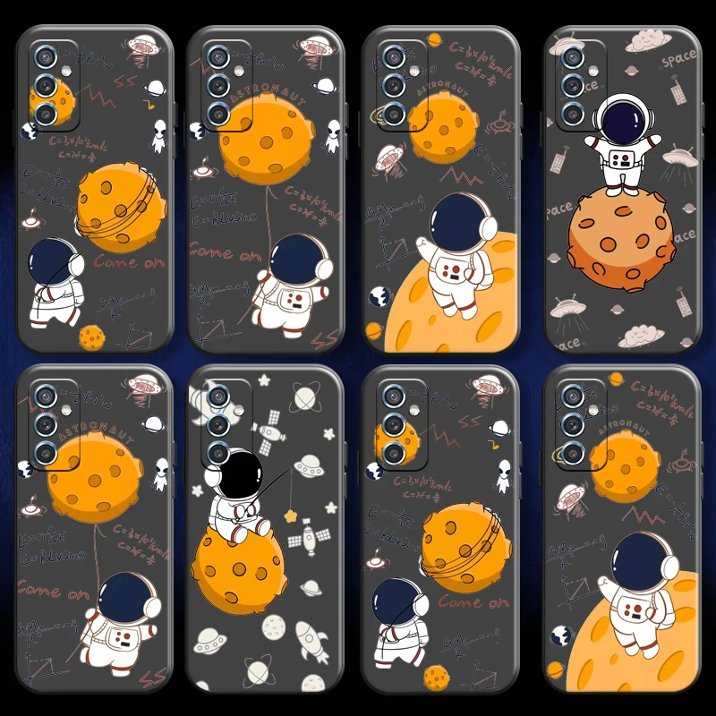 

Astronaut Yellow Planet Formula For Xiaomi Redmi 10 Note 9 10 Pro 5G 9T 10S Phone Case Coque Silicone Cover Funda Back Soft