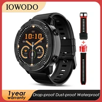 iowodo x5 smart watch men sport bluetooth music fitness tracker blood oxygen waterproof clock women smartwatch for ios android