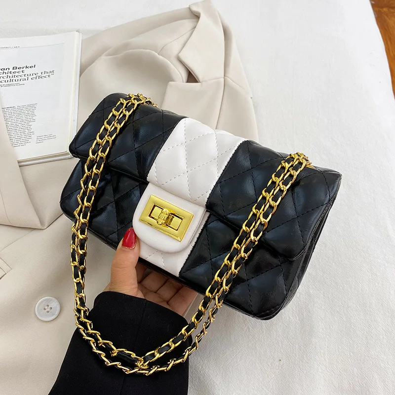 

100% Leather Luxury Crossbody Bag 2022 New Fashion Versatile Ladies Shoulder Chain Underarm Bag Shoulder Bag Designer Wallet Gg