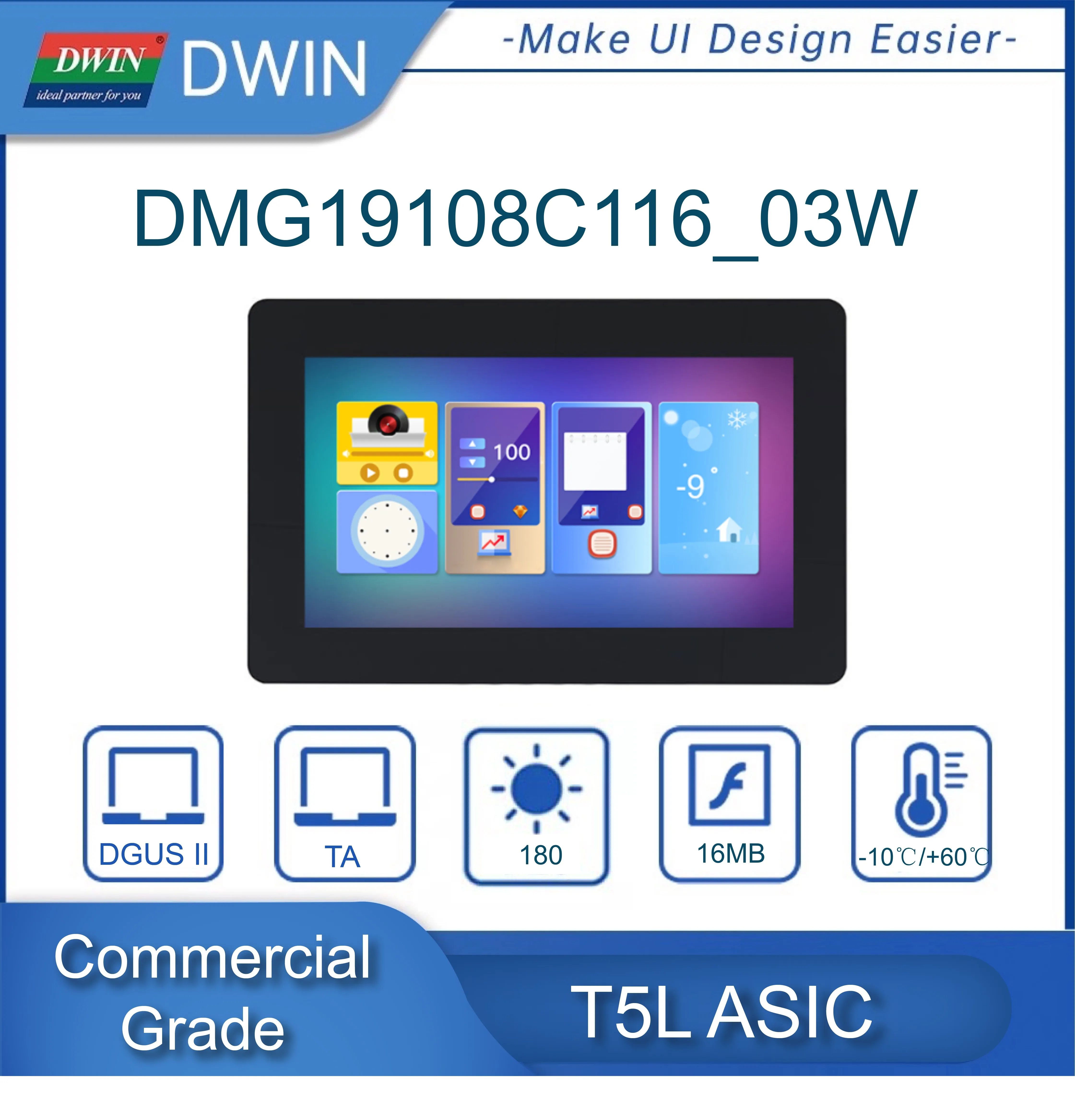 

DWIN 2,5-дюймовые умные ЖК-модули TFT 11,6*1920 AIOT TA инструкция видео дисплей рекламный экран с емкостной сенсорной панелью