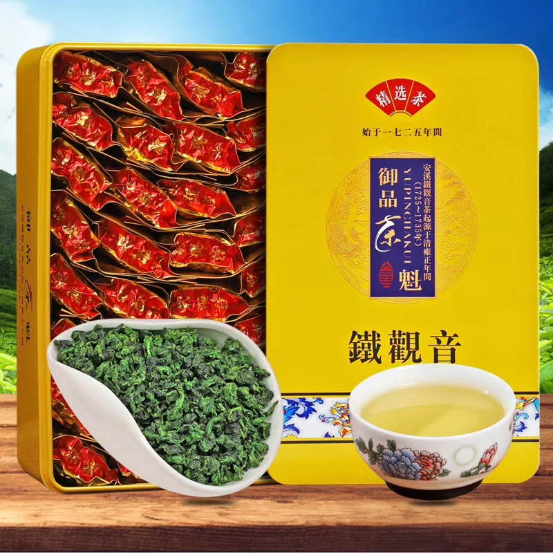 

Китайский Чай Anxi Tiekuanyin, свежий зеленый чай Oolong, чай для похудения, предотвращающий атеросклерозу, продукты для профилактики рака, 250 г