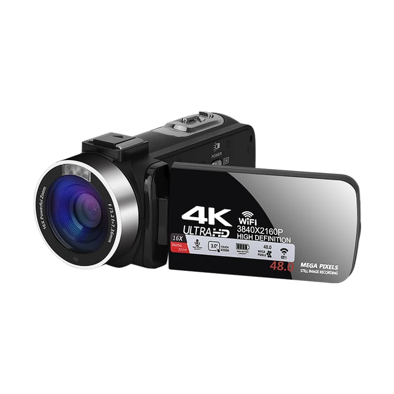 

Time-Lapse Digital Video Camera Full 4K 30FPS Vlog Camcorder For YouTube WIFI Remote Control 18X Portable Photography Recorder