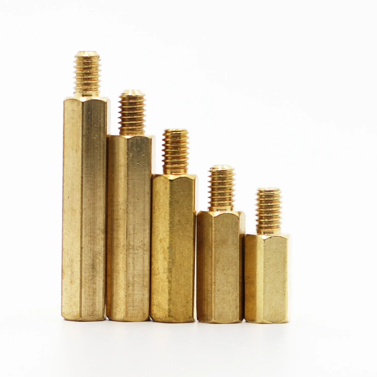 

10pcs M2.5 M3 M4 Hex Brass Standoff Spacer Screw Pillar PCB Computer PC Motherboard Female Male Standoff Spacer