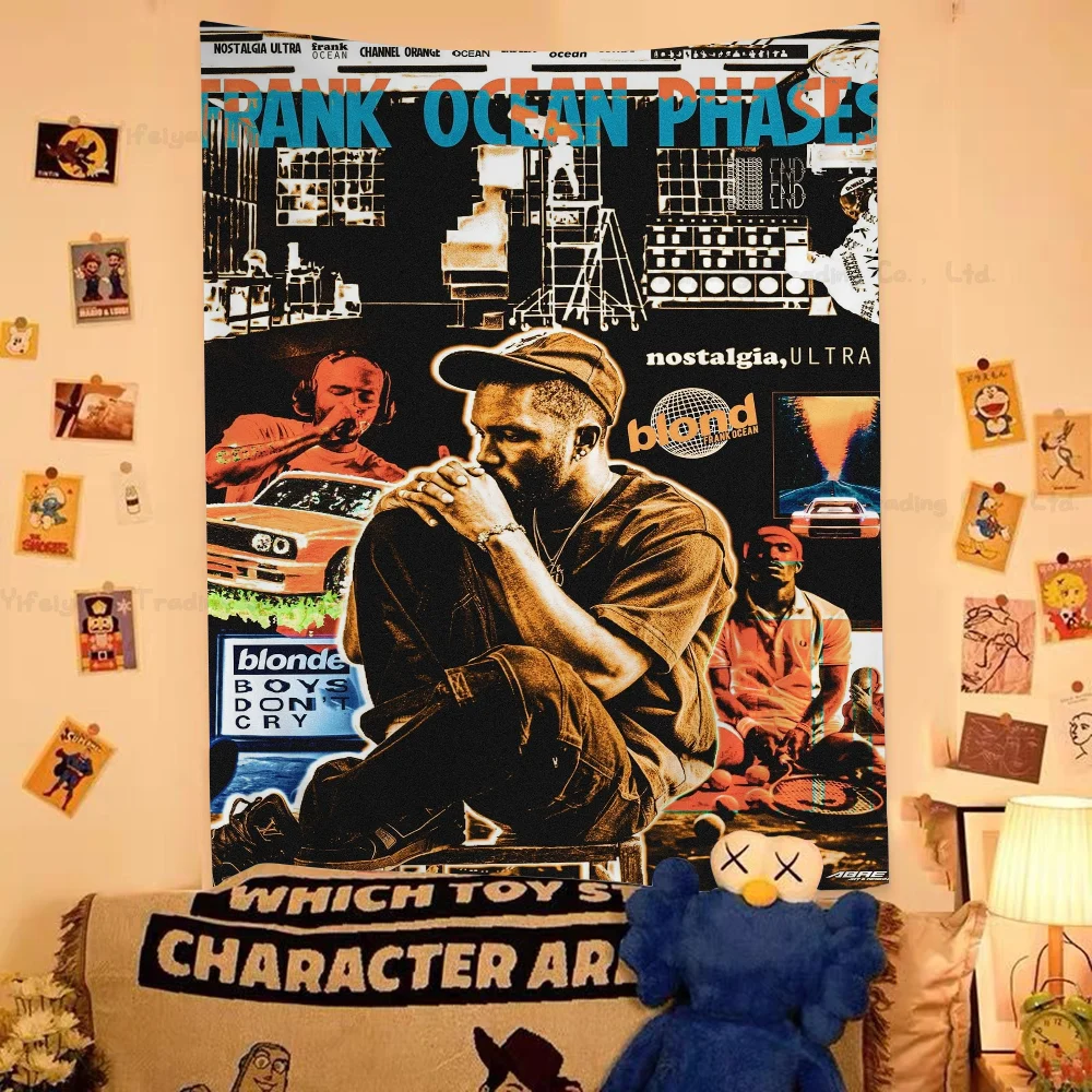 F-Frank Singer Ocean Cartoon Tapestry Art Science Fiction Room Home Decor