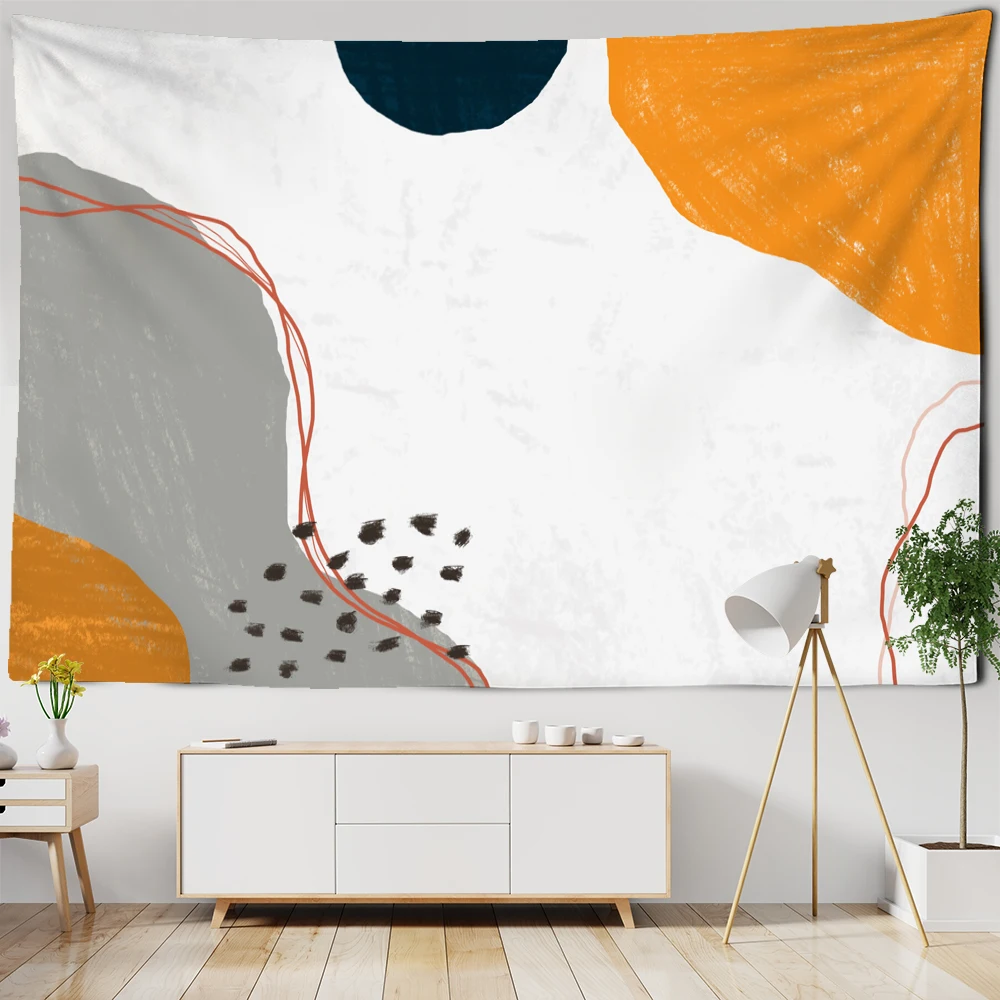 Гобелен зеленые кактусы летние суккуленты Настенный декор тропический пейзаж