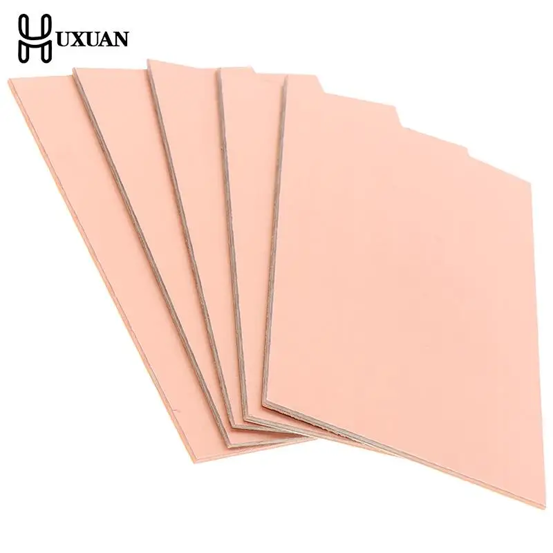 

5 pc 7*10CM Single Side Circuit Board Copper Clad Plate Laminate Universal PCB Circuit Board Glass Fiber Reinforced Copper